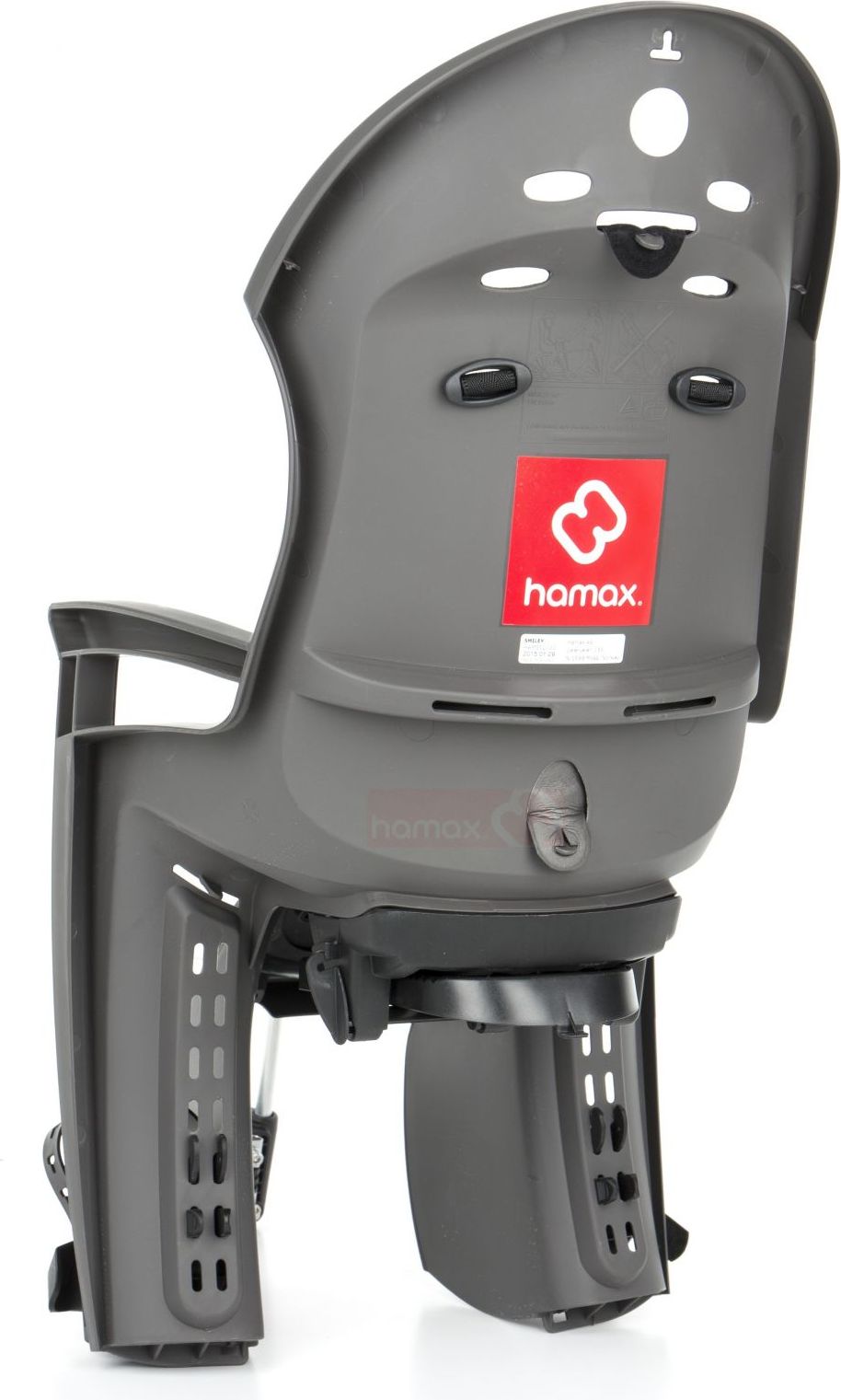 Hamax Cyklosedačka SMILEY - šedá/černá - obrázek 3