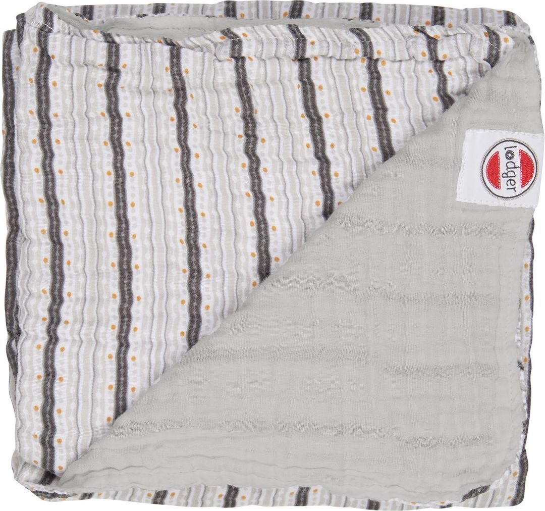 DekaLODGER Dreamer Muslin Stripe Xandu Mist 120 x 120 cm - obrázek 2