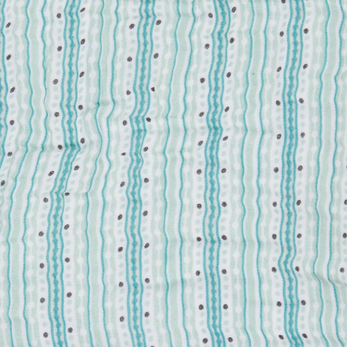 Deka LODGER Dreamer Muslin Stripe Xandu Silt Green 120 x 120 cm - obrázek 3