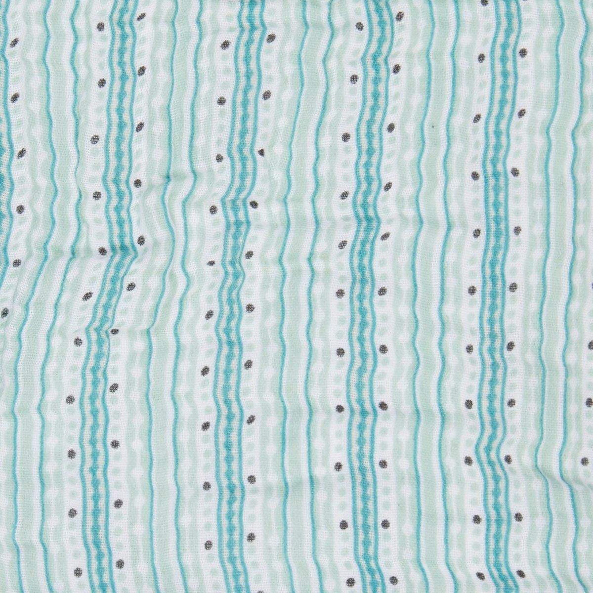 Pleny LODGER Swaddler Empire Stripe 3balení 70 x 70 cm Dust Turquoise - obrázek 3