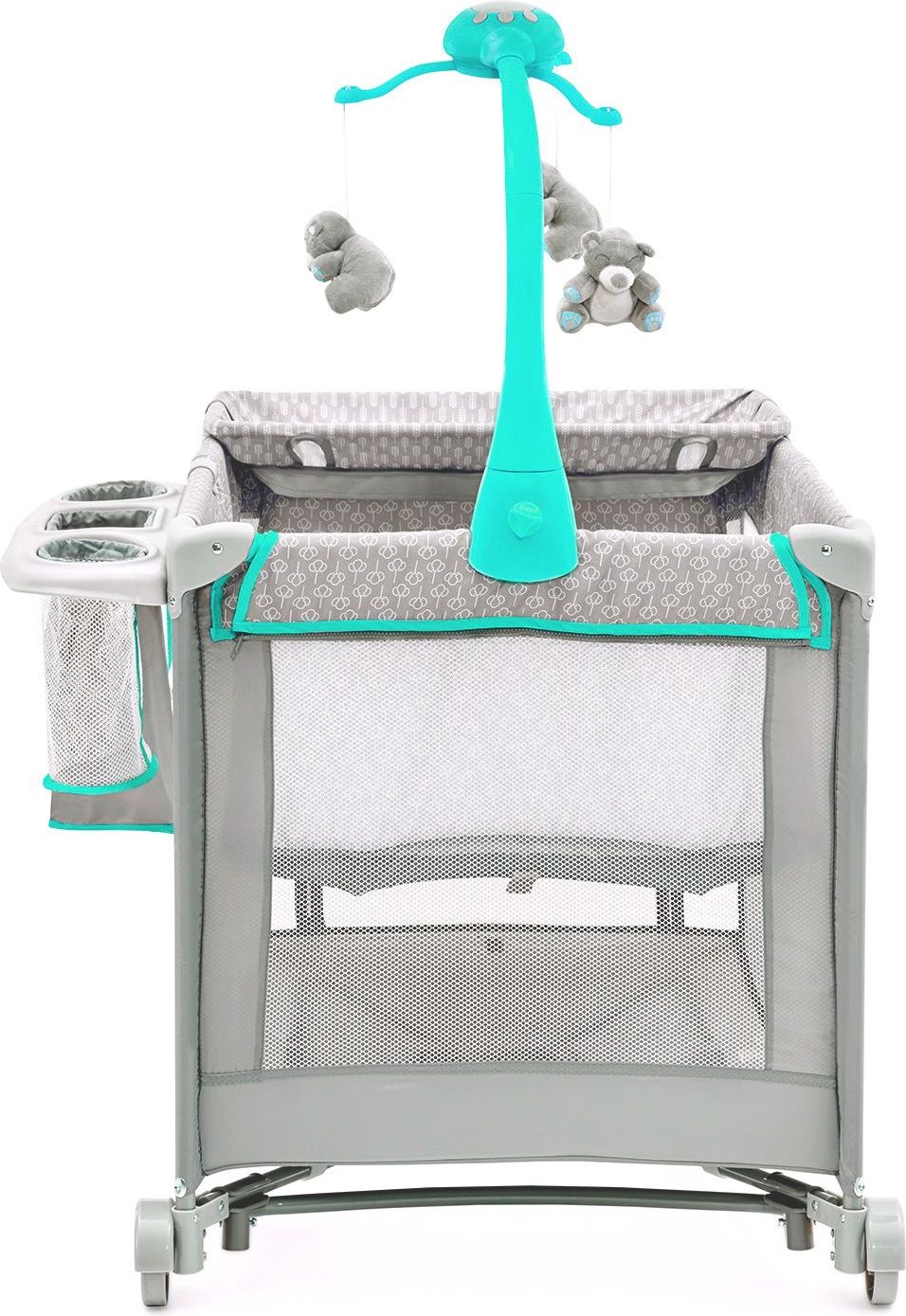 Postýlka cestovní Joy s doplňky Blue Kinderkraft 2019 - obrázek 2