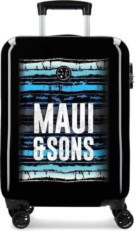 JOUMMABAGS ABS Cestovní kufr Maui and Sons Waves ABS plast, 55x36x20 cm, objem 33 l - obrázek 1