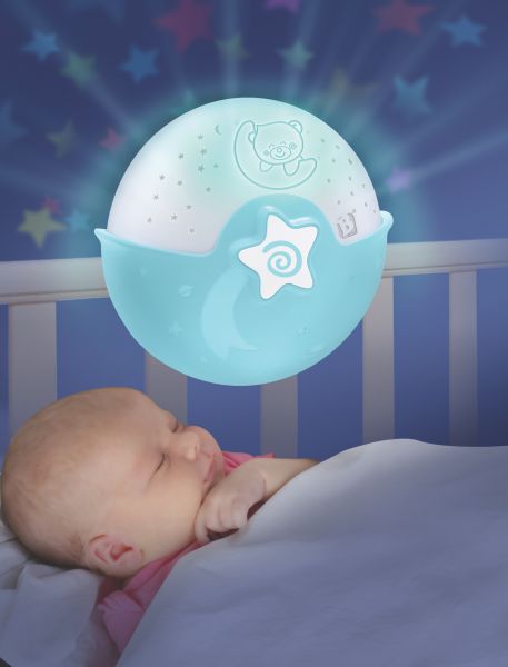 Infantino Noční lampička s projekcí modrá - obrázek 3