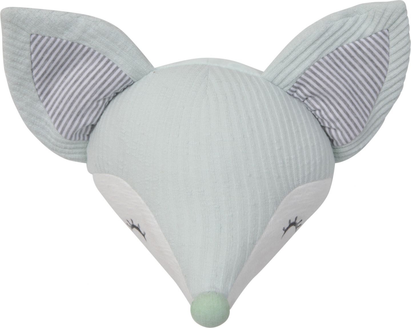 Tiamo Nástěnná dekorace liška 25cm, Mint s pruhy - obrázek 3