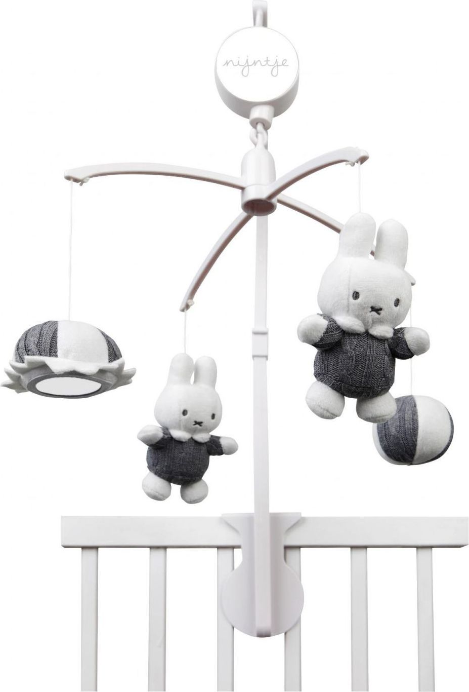 Tiamo Nástěnná dekorace 30 cm Miffy grey - obrázek 5