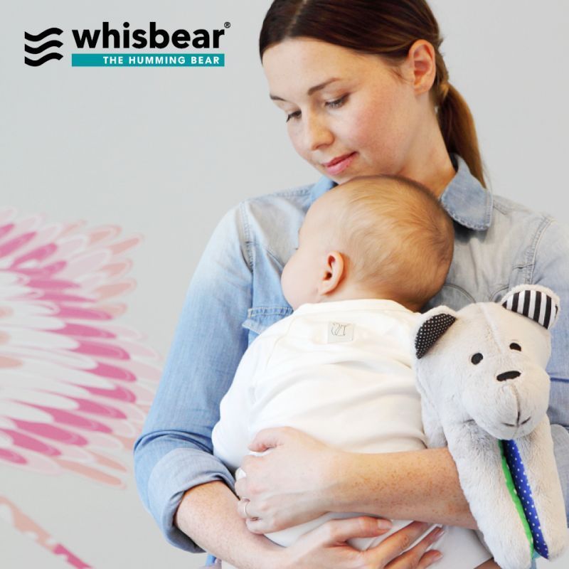 Whisbear Šumící medvídek - kombinace žlutá - obrázek 4