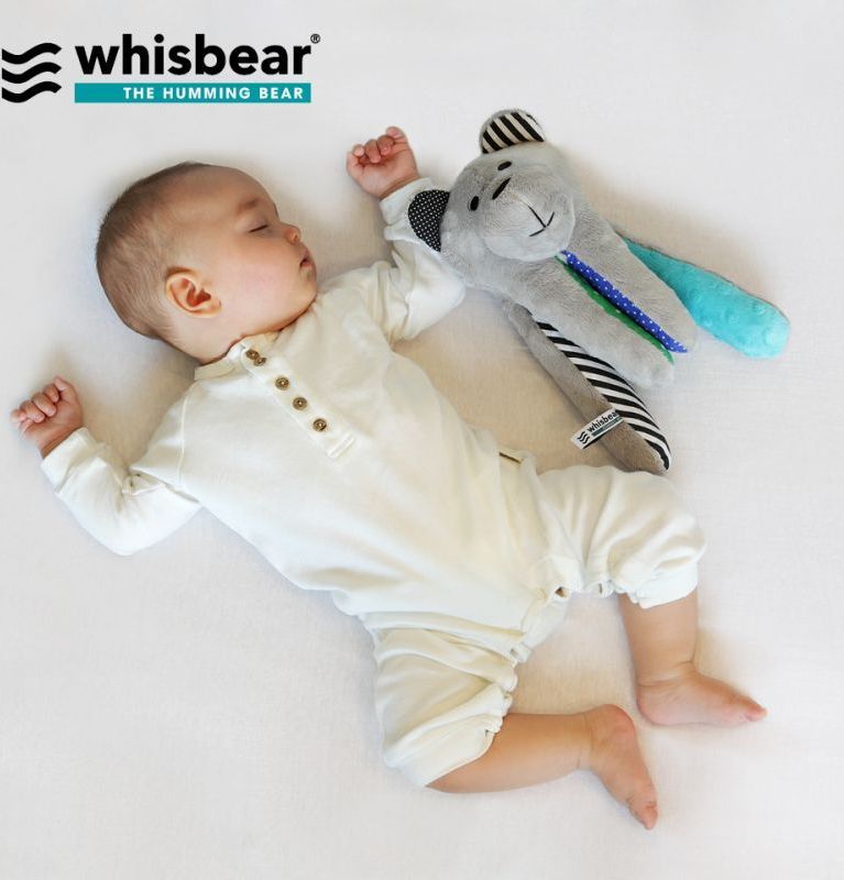Whisbear Šumící medvídek - kombinace žlutá - obrázek 5