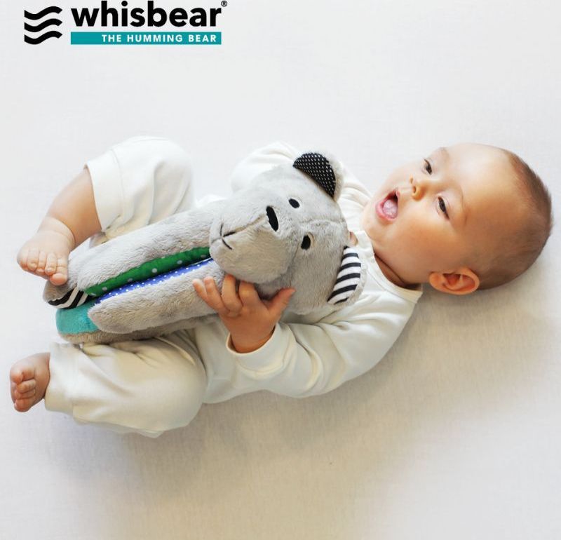 Whisbear Šumící medvídek - kombinace žlutá - obrázek 6