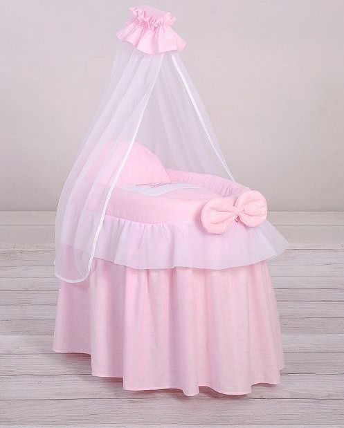 My Sweet Baby Romantická postýlka pro panenku s nebesy Koruna růžová - obrázek 4