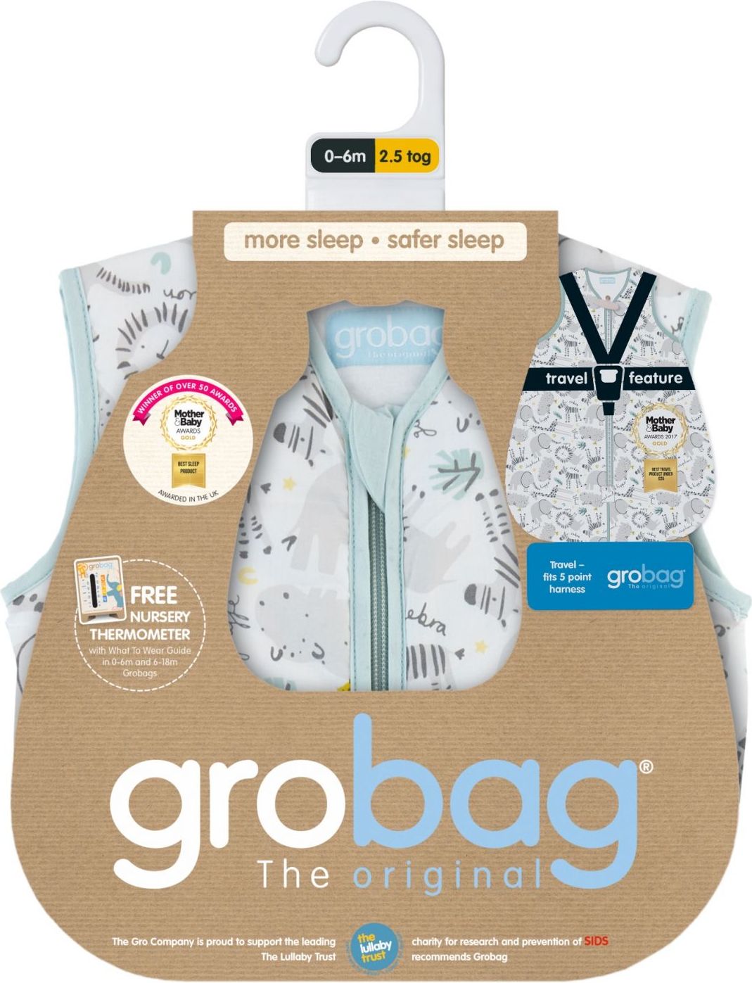 Gro Vak spací Jungle Boogie - travel 1 Tog 18-36m - obrázek 3