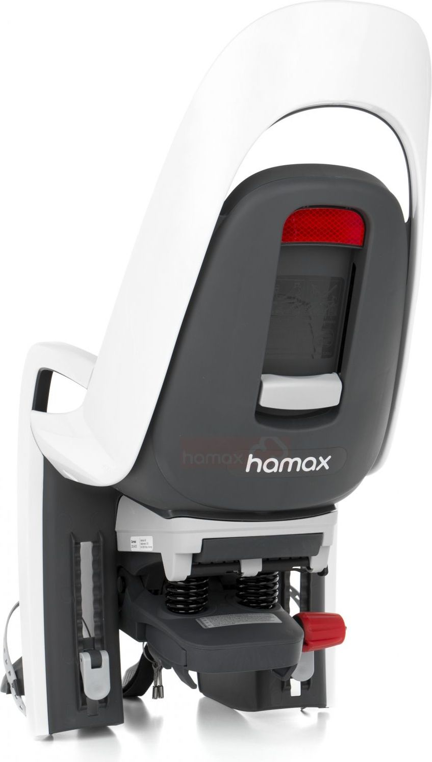 Hamax Cyklosedačka CARESS PLUS - adapter šedá/bílá/černá - obrázek 3