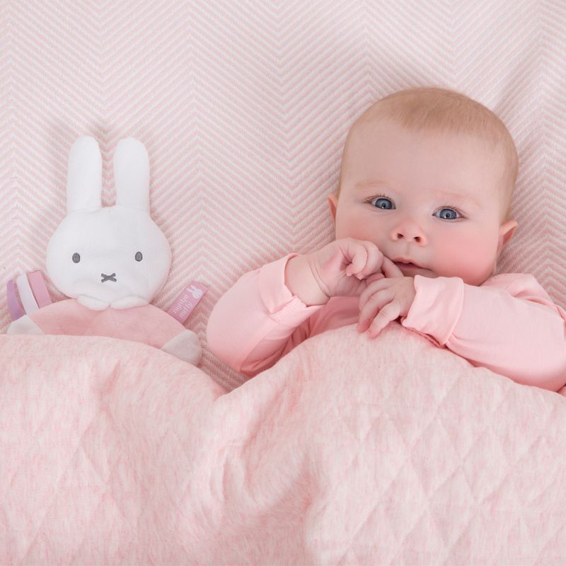 Tiamo Plyšový šustící muchláček zajíček PINK - obrázek 2