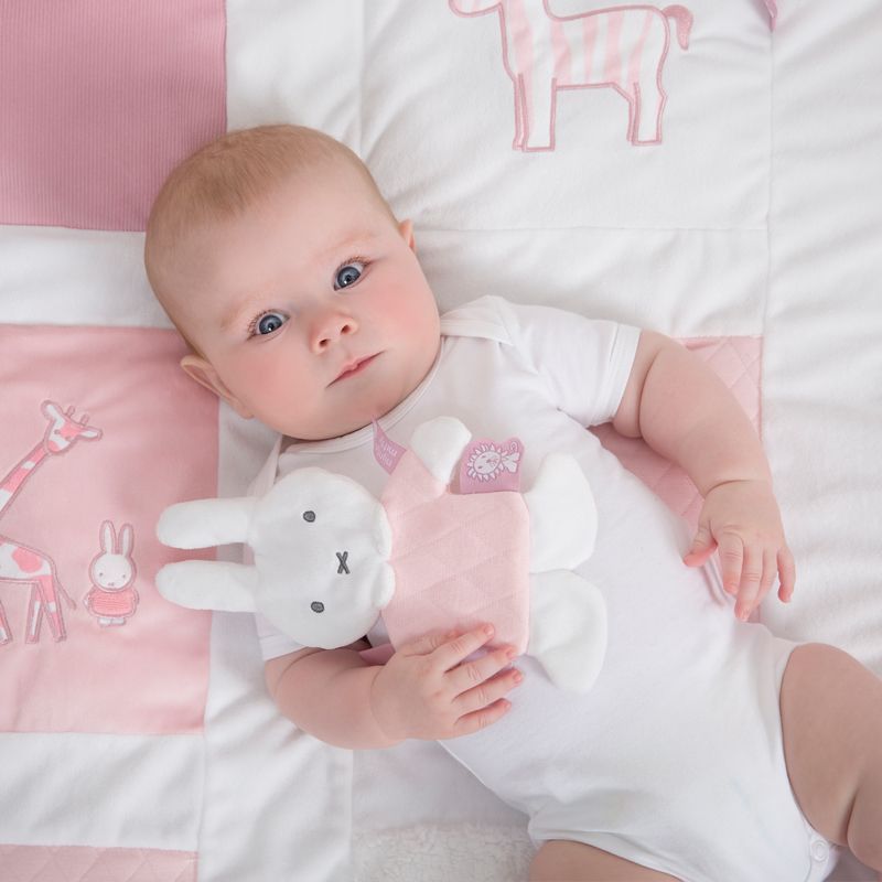 Tiamo Plyšový šustící muchláček zajíček PINK - obrázek 3