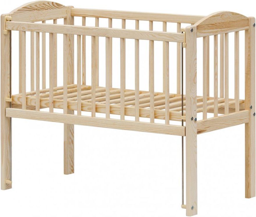 Dětská postýlka k posteli rodičů BABY Scarlett ECO (borovice), st. bok - 90 x 41 cm - obrázek 2