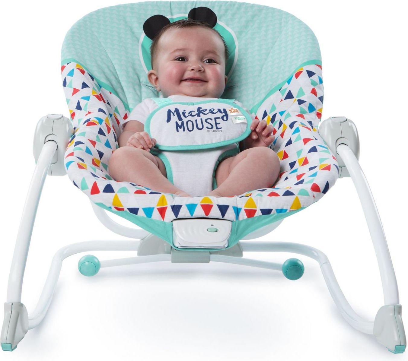 Disney Baby Houpátko vibrující MICKEY MOUSE Happy triangles 0m+, do 18kg, 2019 - obrázek 10