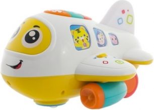 Euro Baby Multifunkční jezdící letadýlko - žluté - obrázek 1