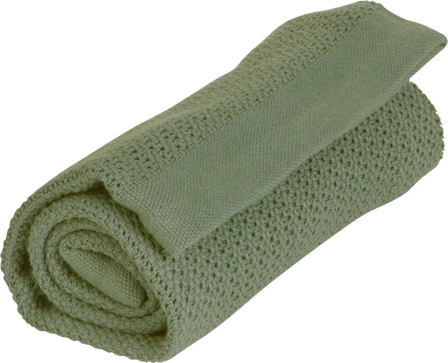 VINTER & BLOOM Deka Soft Grid Organic Forest Green - obrázek 1