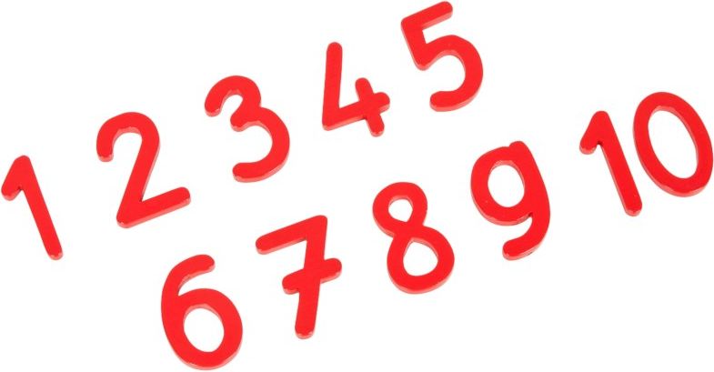 Nienhuis Montessori Cut-Out Numerals: International Version - obrázek 1