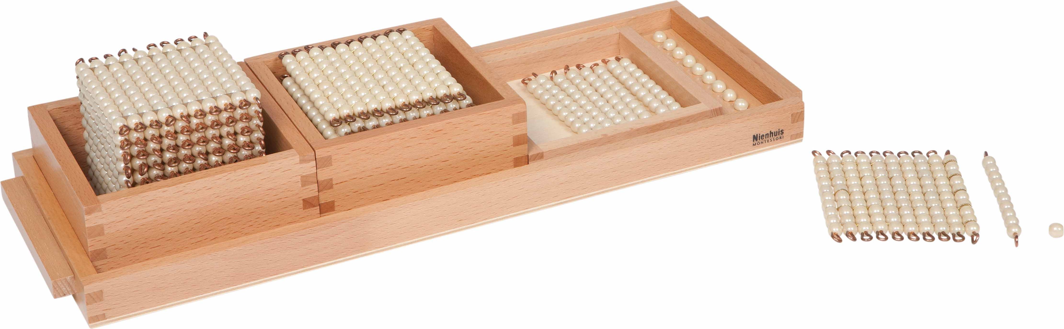 Nienhuis Montessori Introduction To The Decimal System: Individual Beads Glass - obrázek 1