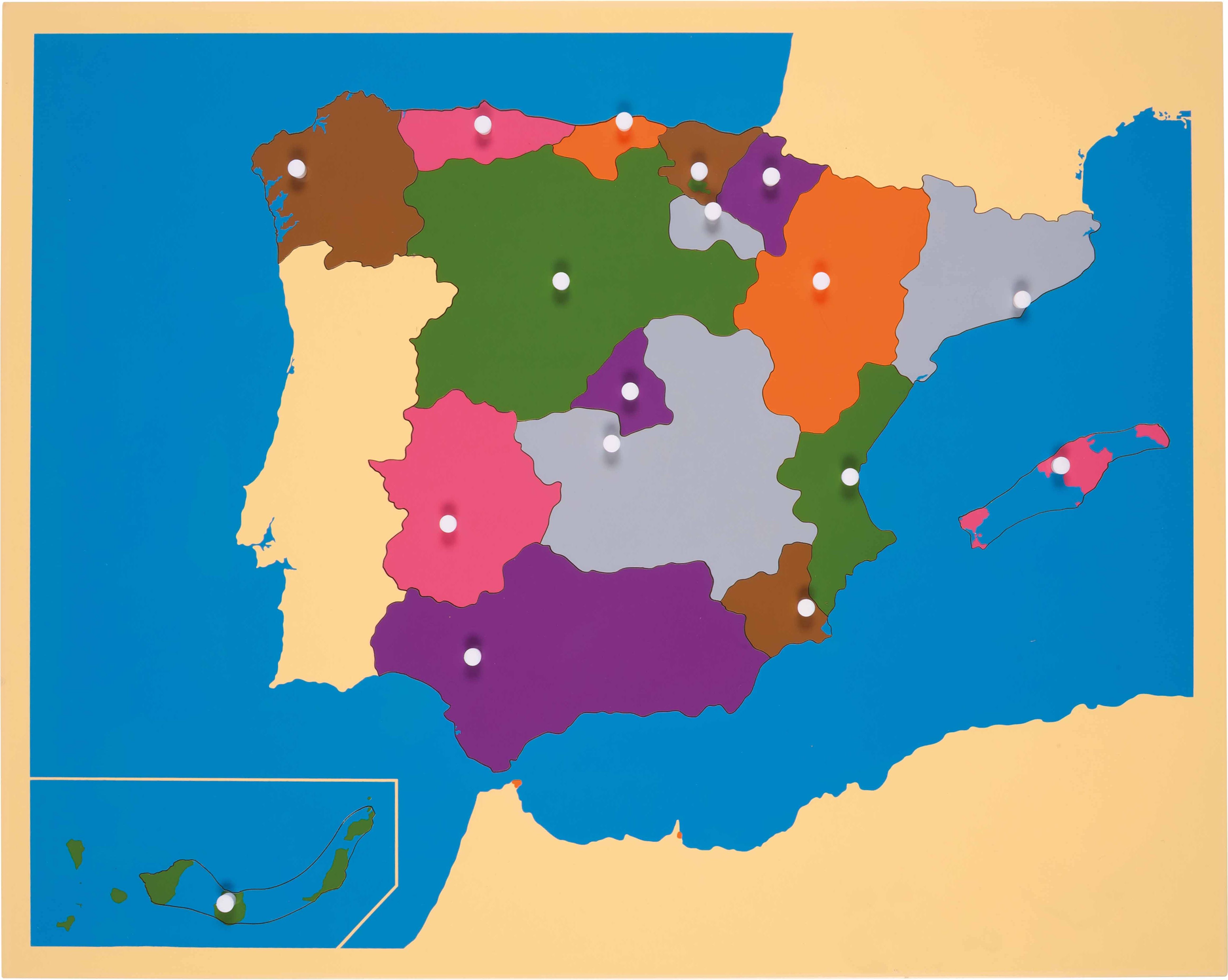 Nienhuis Montessori Puzzle Map: Spain - obrázek 1