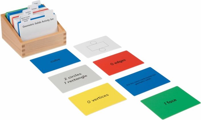 Nienhuis Montessori Geometric Solids Activity Set - obrázek 1