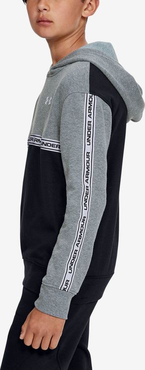 Sportstyle Mikina dětská Under Armour | Černá Šedá | Chlapecké | M - obrázek 3