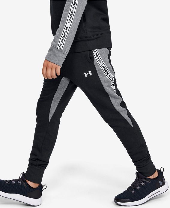 Sportstyle Tepláky dětské Under Armour | Černá | Chlapecké | XL - obrázek 3