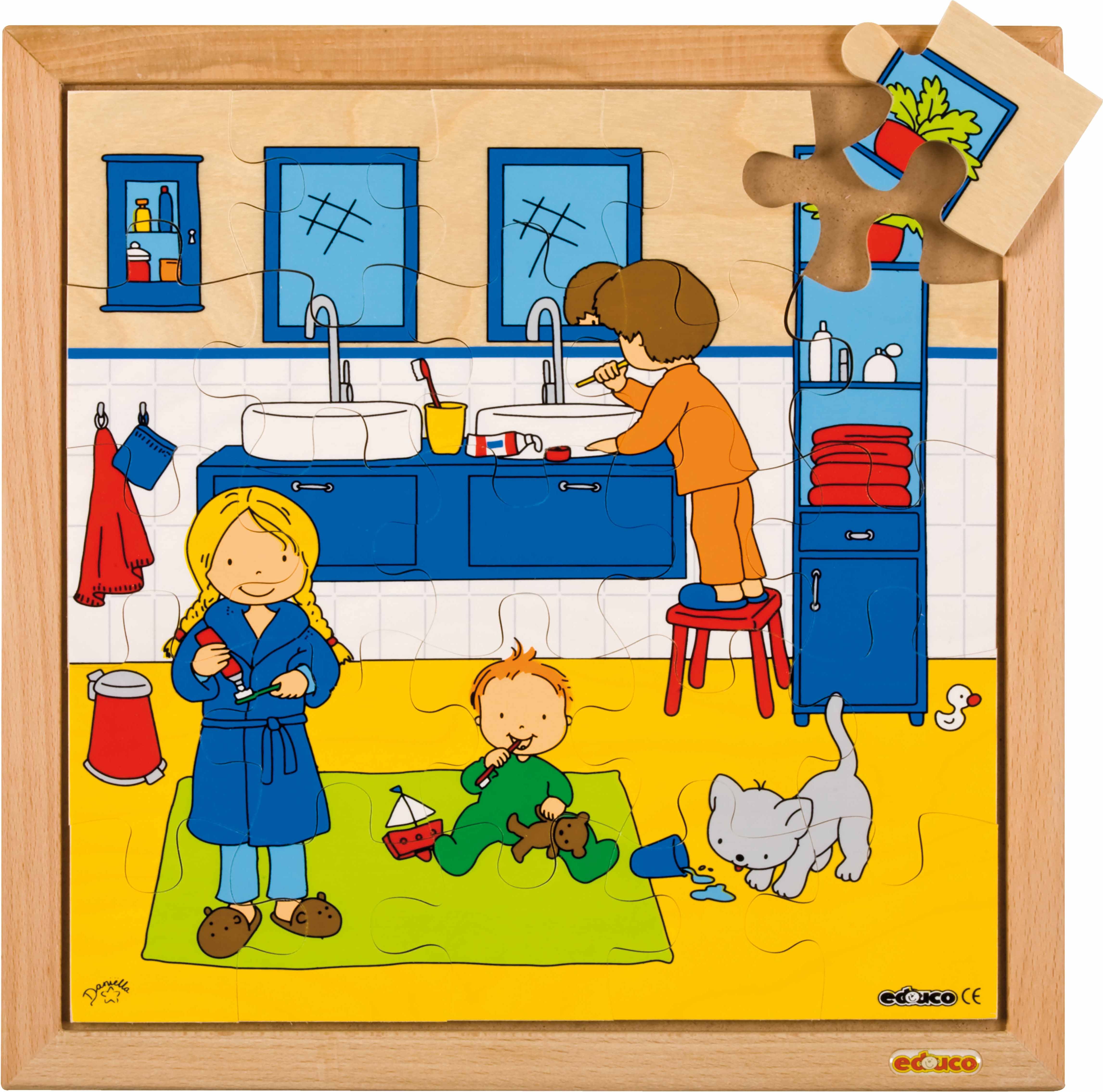 Educo E522593 Hygiene puzzle - brushing your teeth - obrázek 1