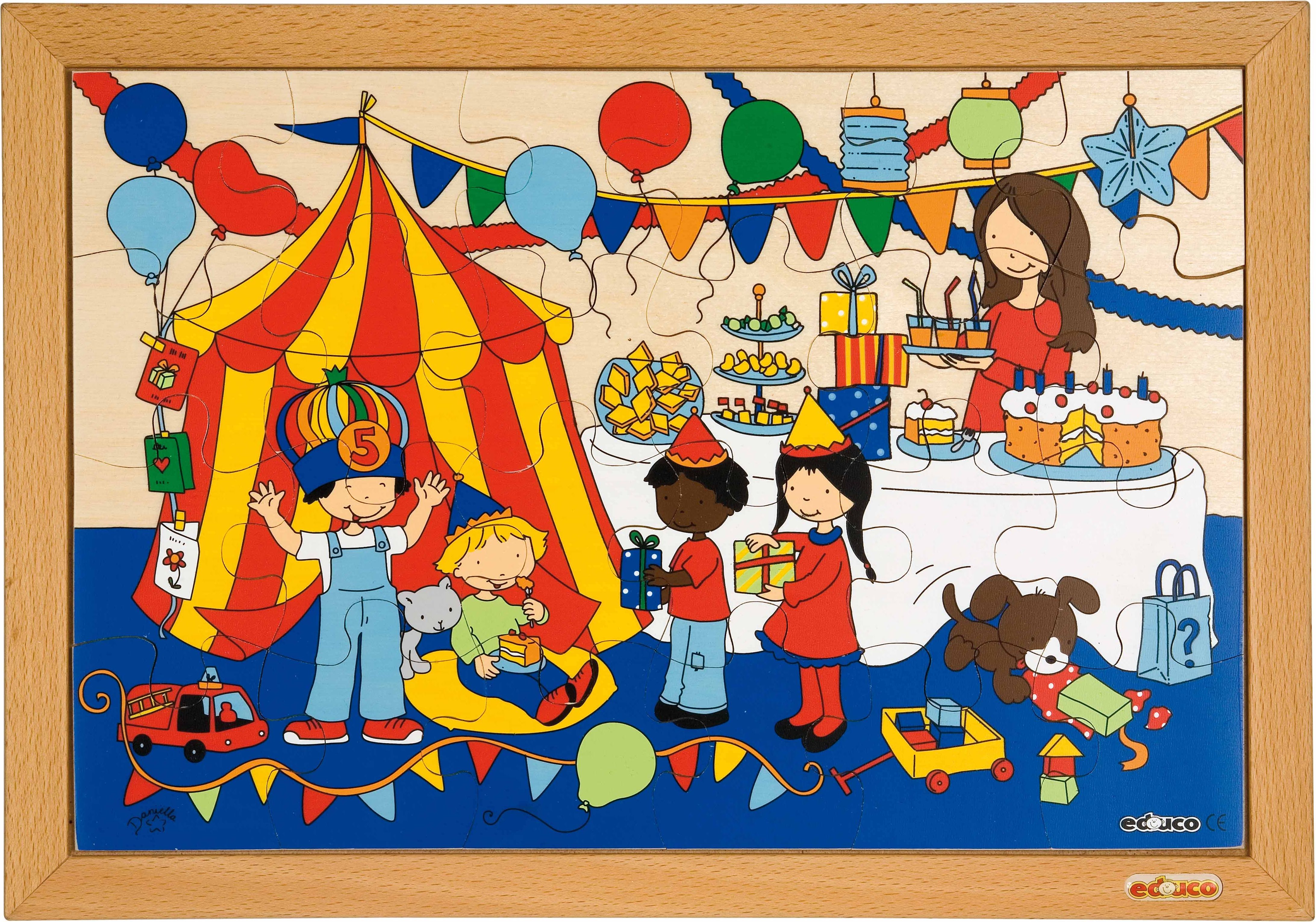Educo E522570 Children's activities puzzle - party - obrázek 1