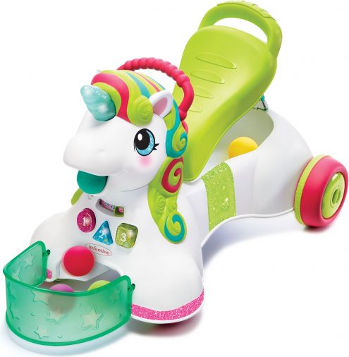 Infantino Odrážedlo 3v1 jednorožec Unicorn - obrázek 1
