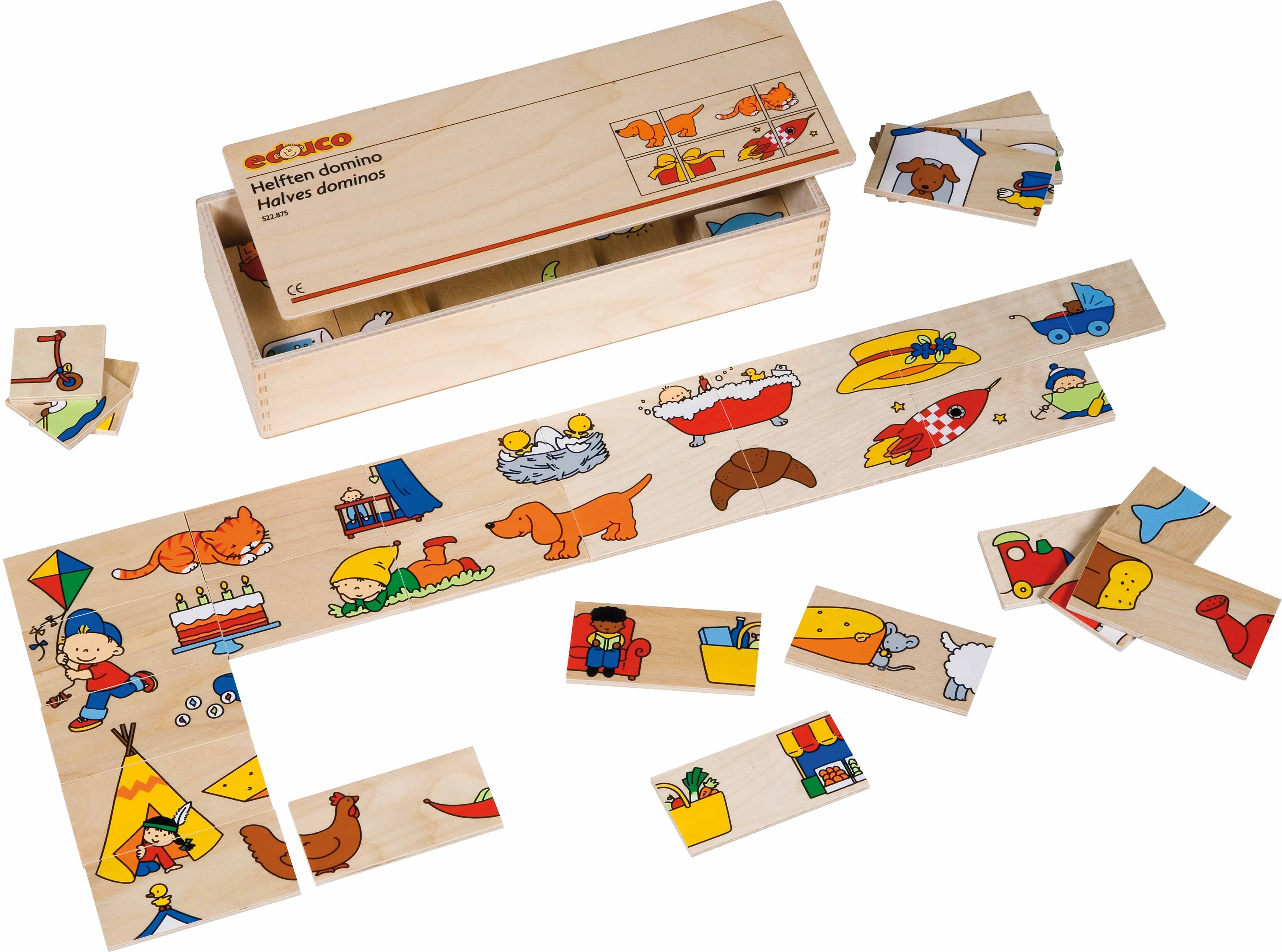 Educo E522875 Obrázkové domino - obrázek 1