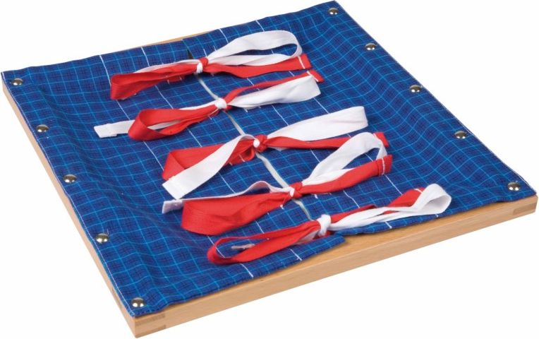 Nienhuis Montessori Bow Tying Frame - obrázek 1
