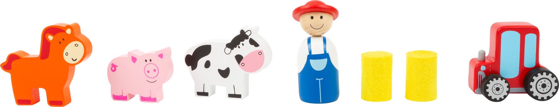 Legler Small Foot Dřevěné puzzle s postavičkami Varianta: Farma - obrázek 8