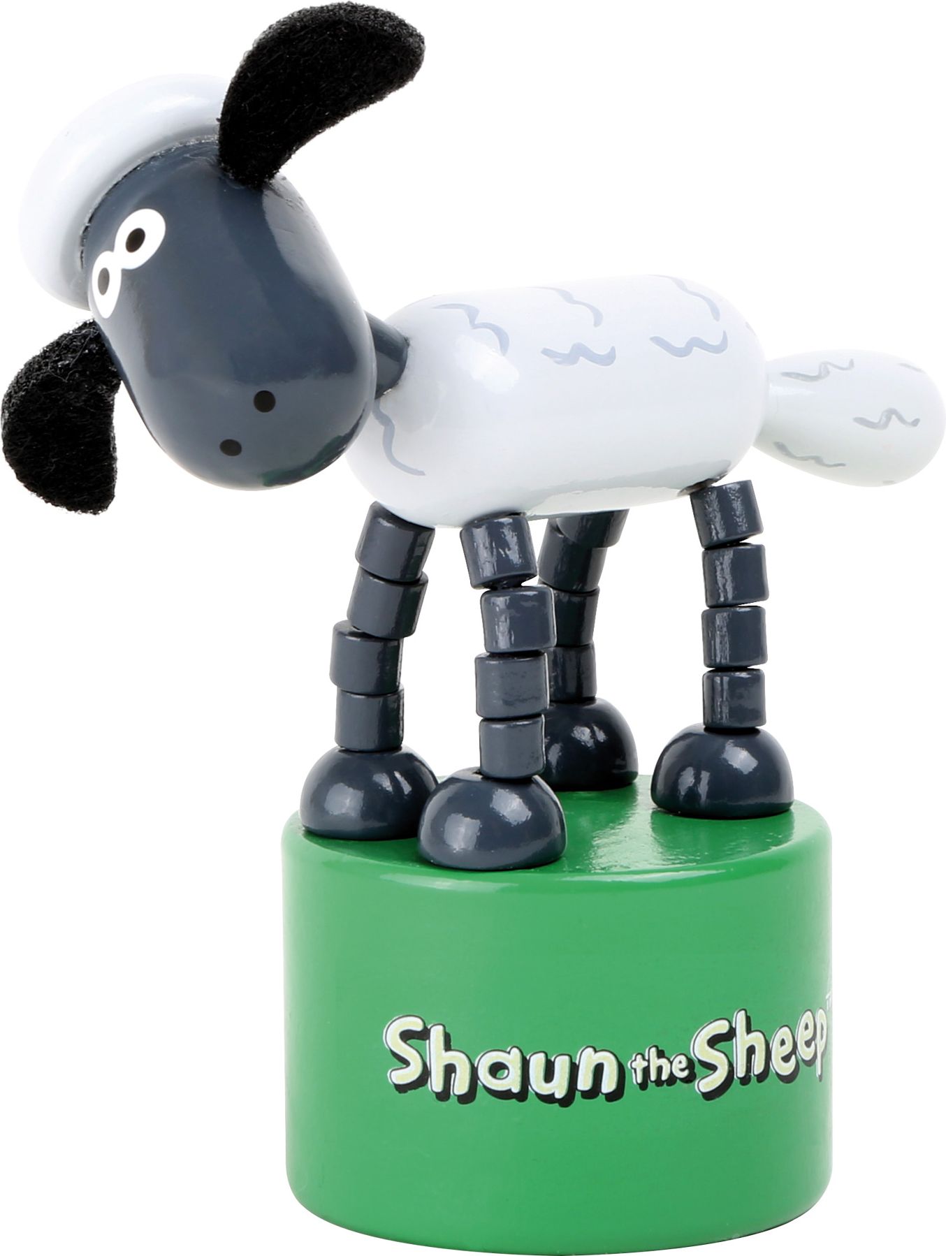 Legler Small Foot Dřevěná mačkací figurka ovečka Shaun Varianta: Ovečka Shaun - obrázek 1