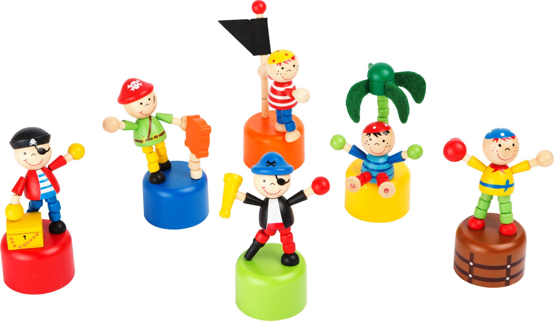 Legler Small Foot Dřevěná mačkací figurka ovečka Shaun Varianta: Ovečka Shaun - obrázek 2