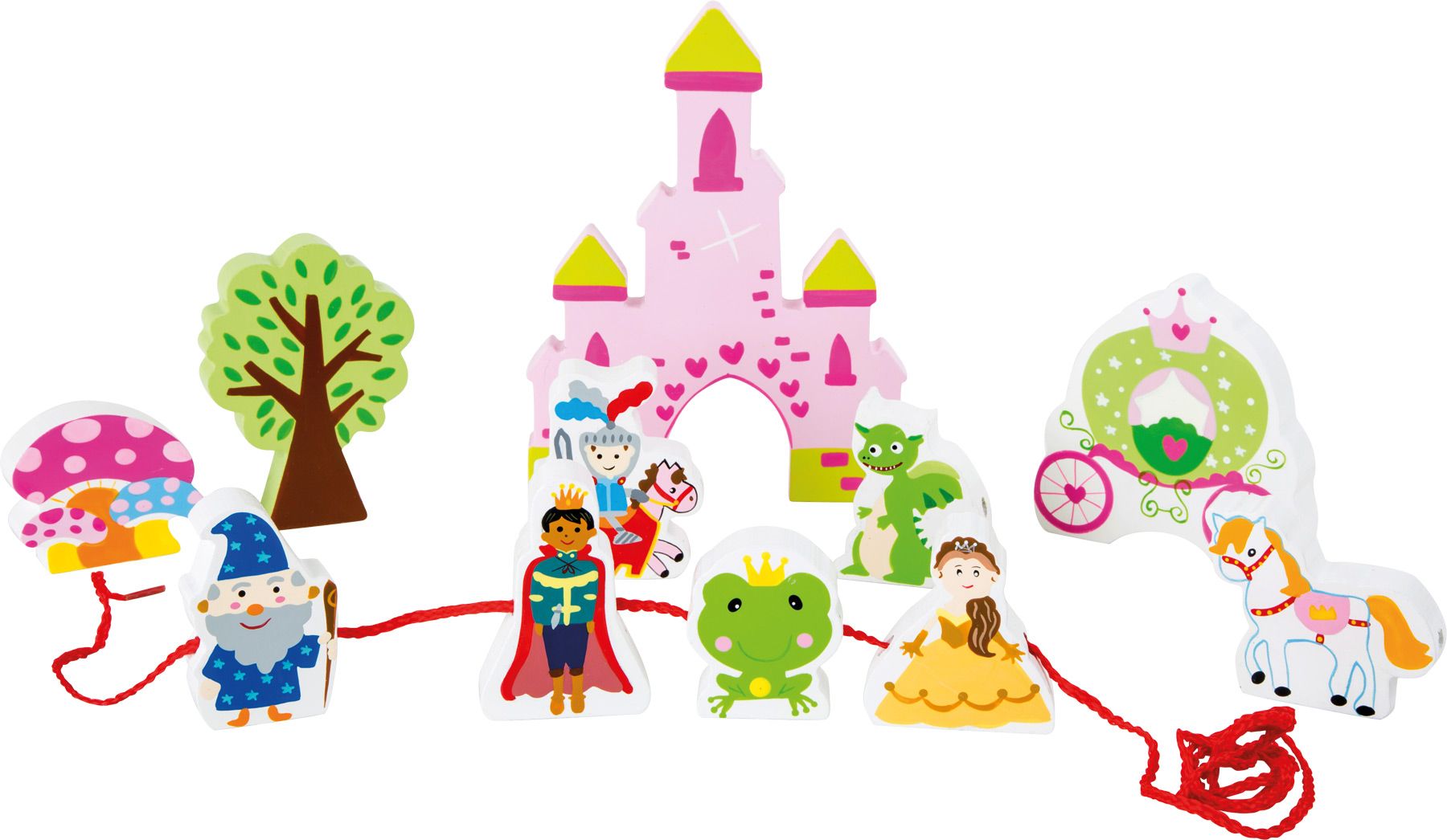 Legler Small Foot Dřevěný navlékací hrací set Varianta: Cirkus - obrázek 4