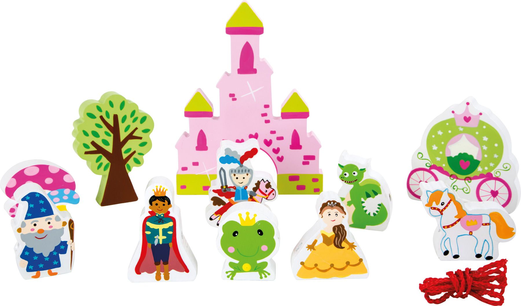 Legler Small Foot Dřevěný navlékací hrací set Varianta: Cirkus - obrázek 6