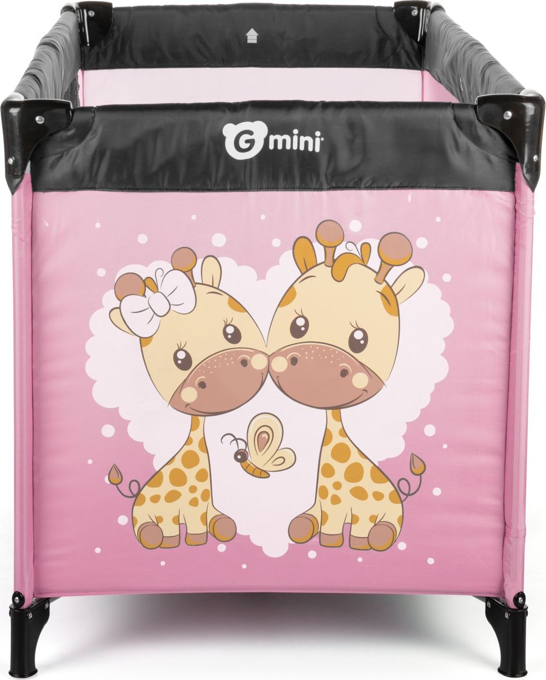 Postýlka cestovní Nyja Giraffe Pink Gmini - obrázek 2