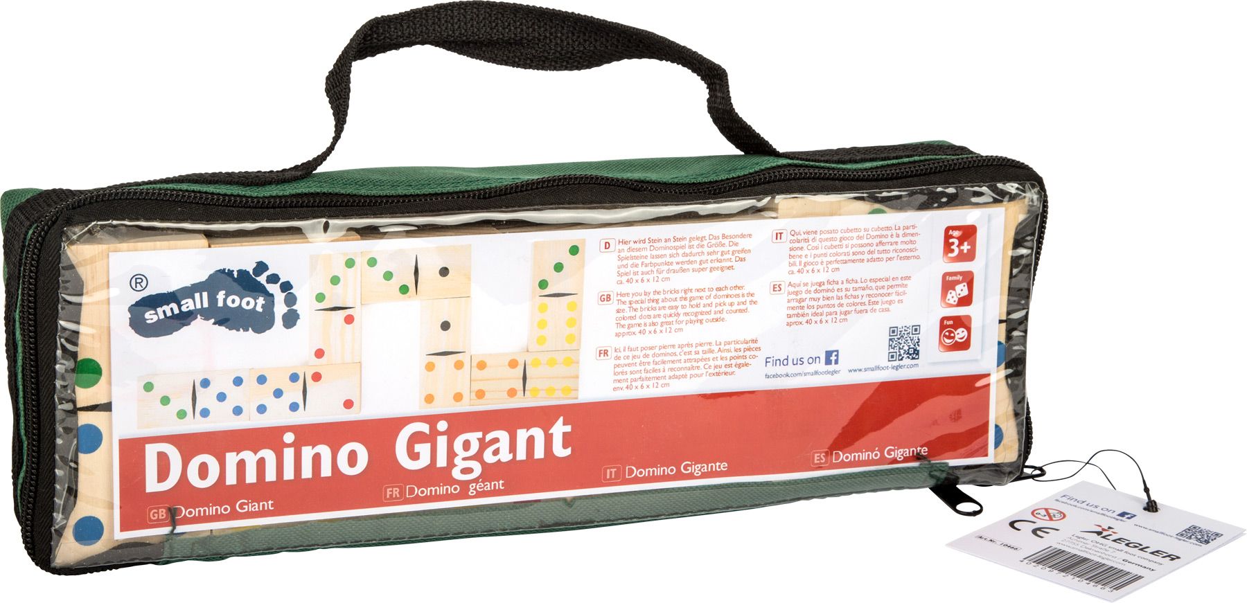 Legler Small Foot Dřevěné hry obří domino - obrázek 2