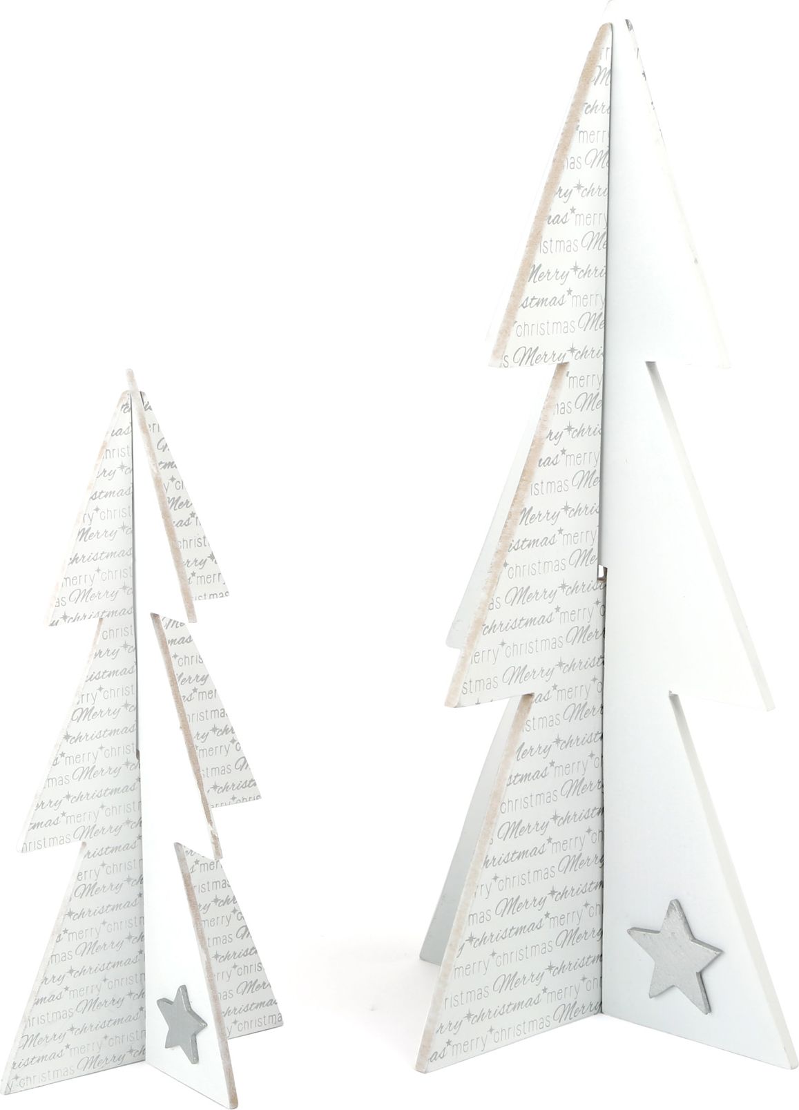 Legler Small FootDřevěná dekorace vánoční stromeček bílý 2ks - obrázek 1