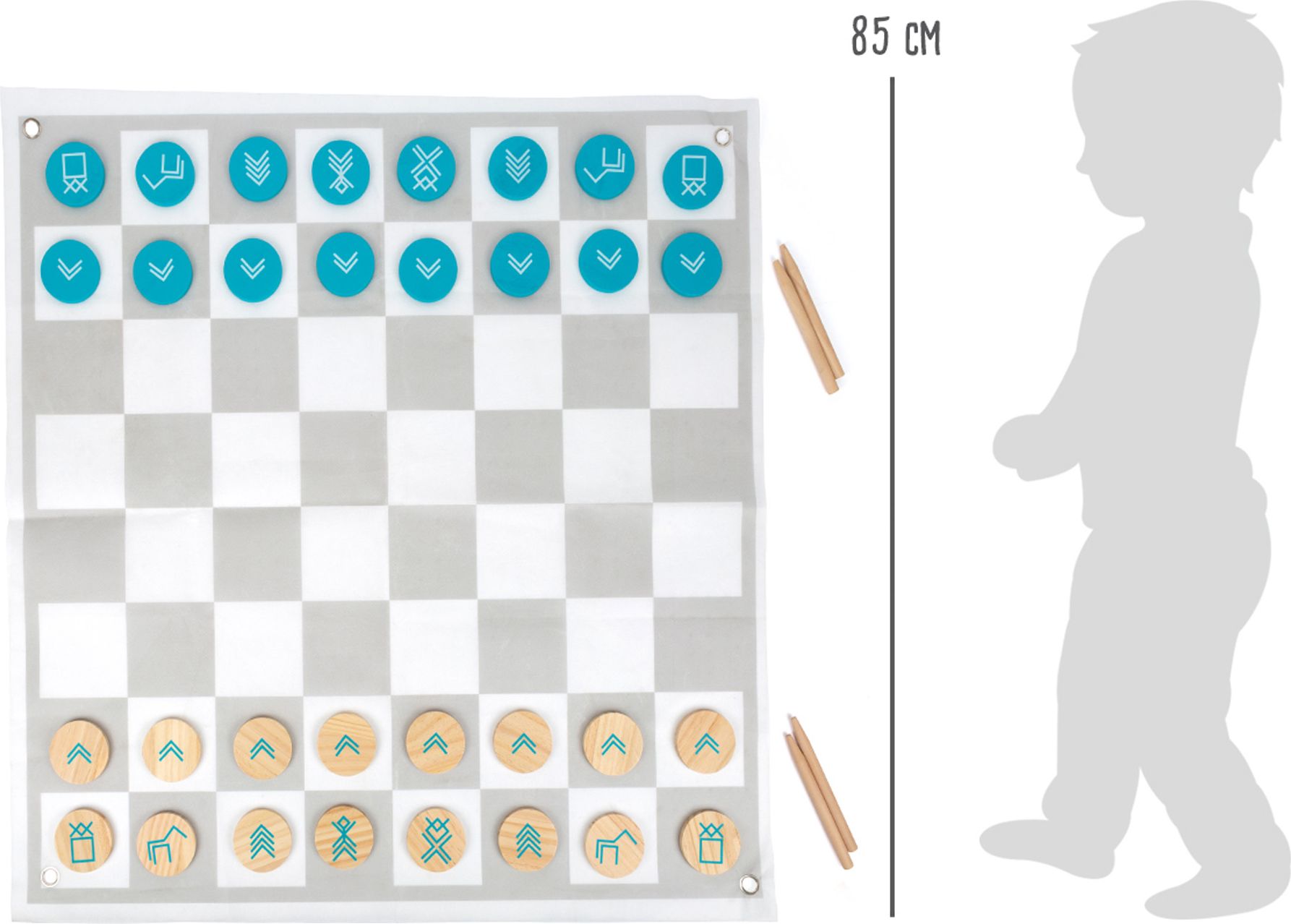 Legler Small Foot Dáma a šachy Active - obrázek 2