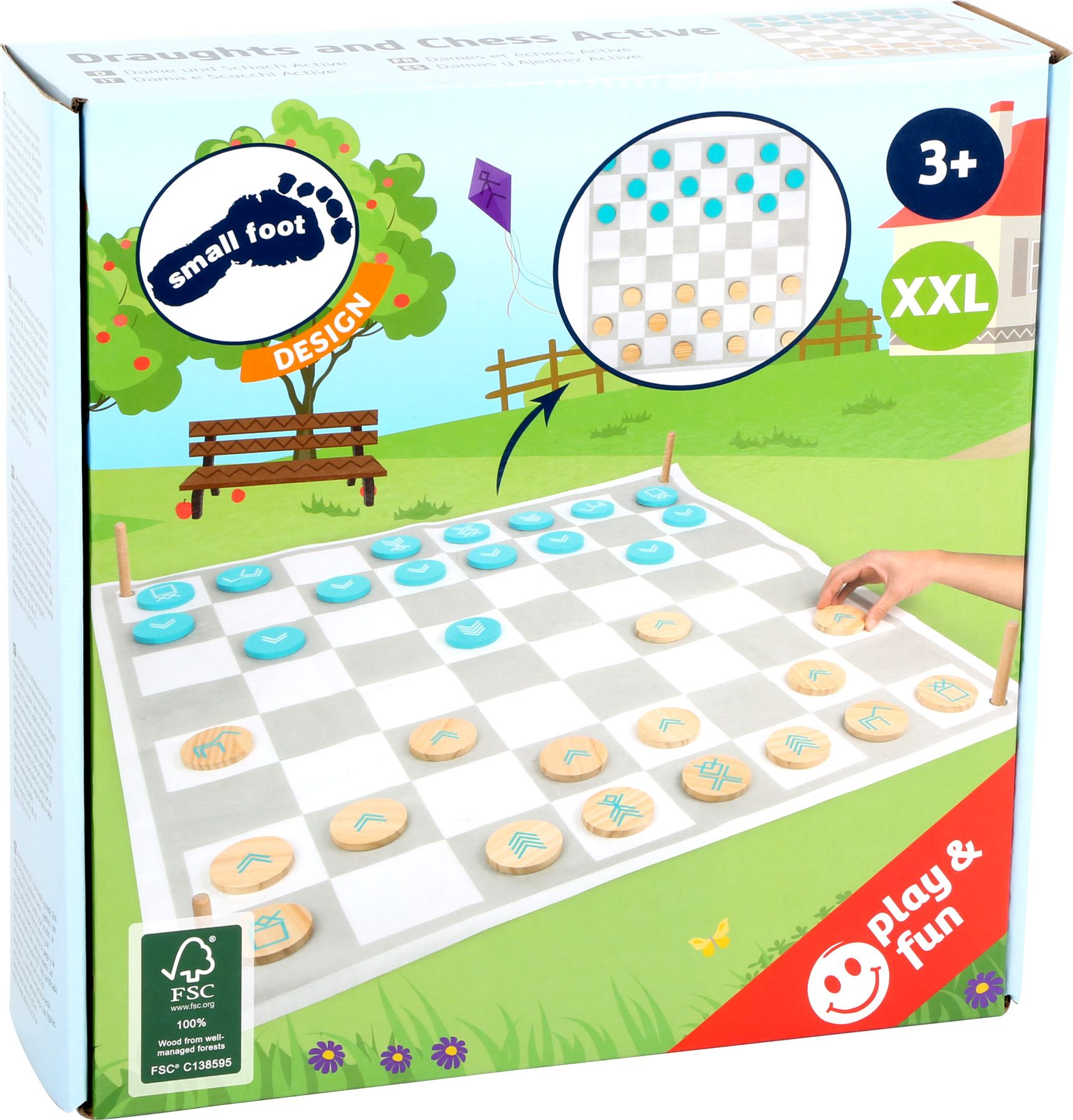 Legler Small Foot Dáma a šachy Active - obrázek 4