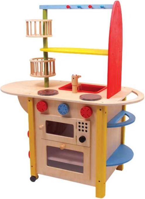 Legler Small Foot Dřevěná kuchyňka vše v jednom Deluxe - obrázek 1