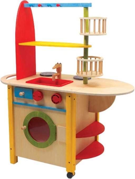 Legler Small Foot Dřevěná kuchyňka vše v jednom Deluxe - obrázek 4