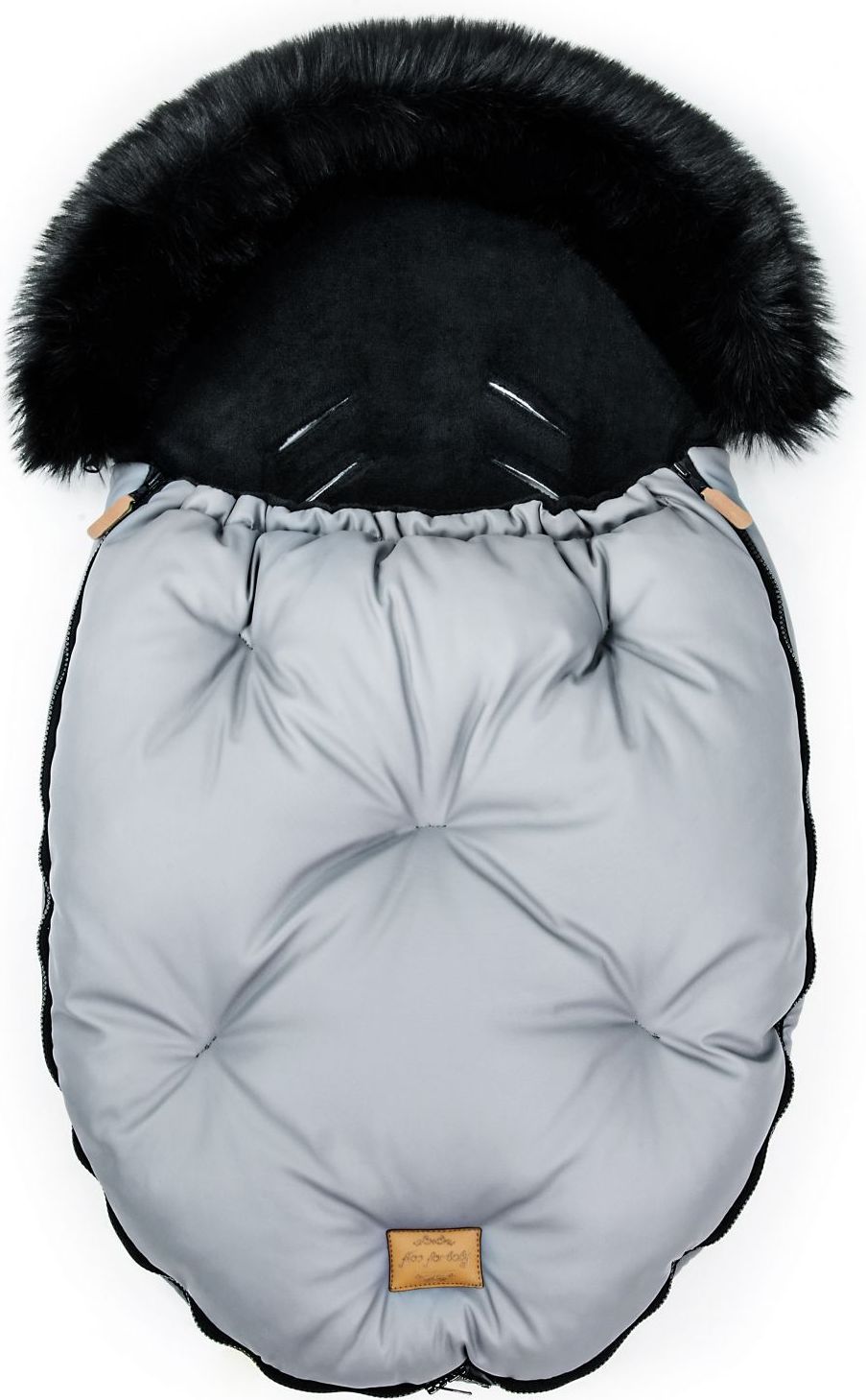 Fusak Floo for baby Alaska grey/black - obrázek 1