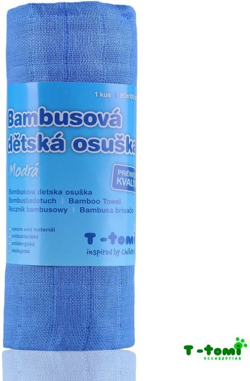 T-tomi Bambusová osuška, modrá - obrázek 1