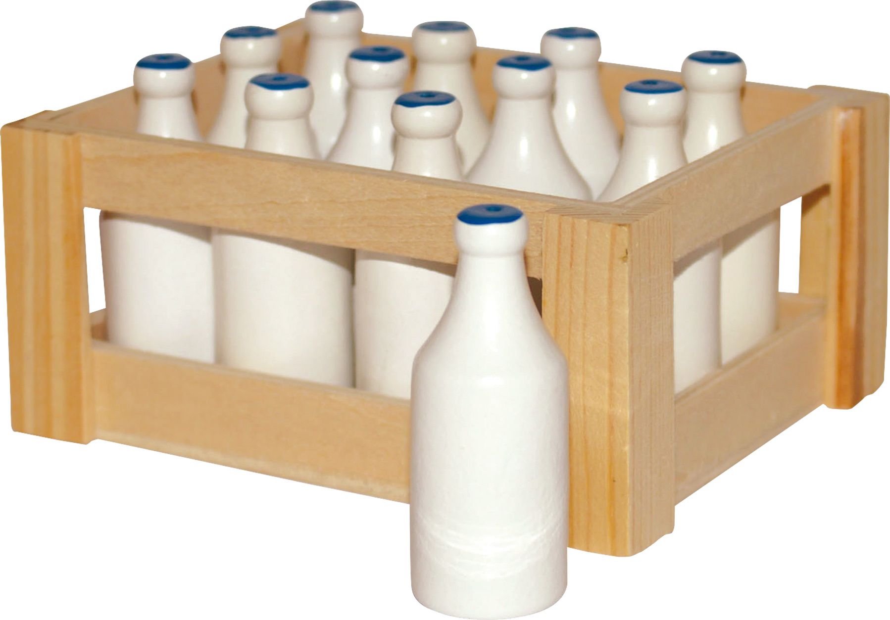 Legler Small Foot Bedýnka s 12 sklenicemi mléka - obrázek 1