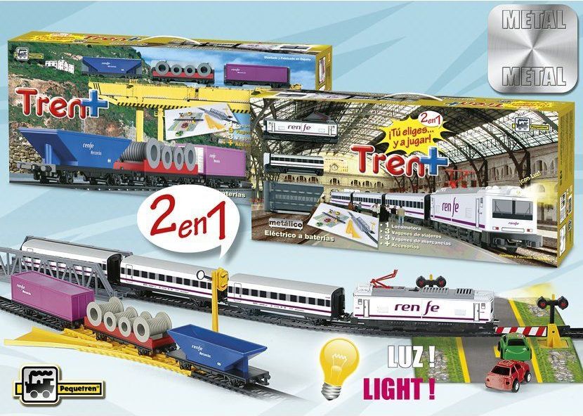 Pequetren TRAIN+ RENFE: PASSENGERS AND GOODS – osobní a nákladní vlak (2 v 1) - obrázek 1