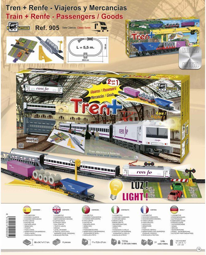 Pequetren TRAIN+ RENFE: PASSENGERS AND GOODS – osobní a nákladní vlak (2 v 1) - obrázek 3
