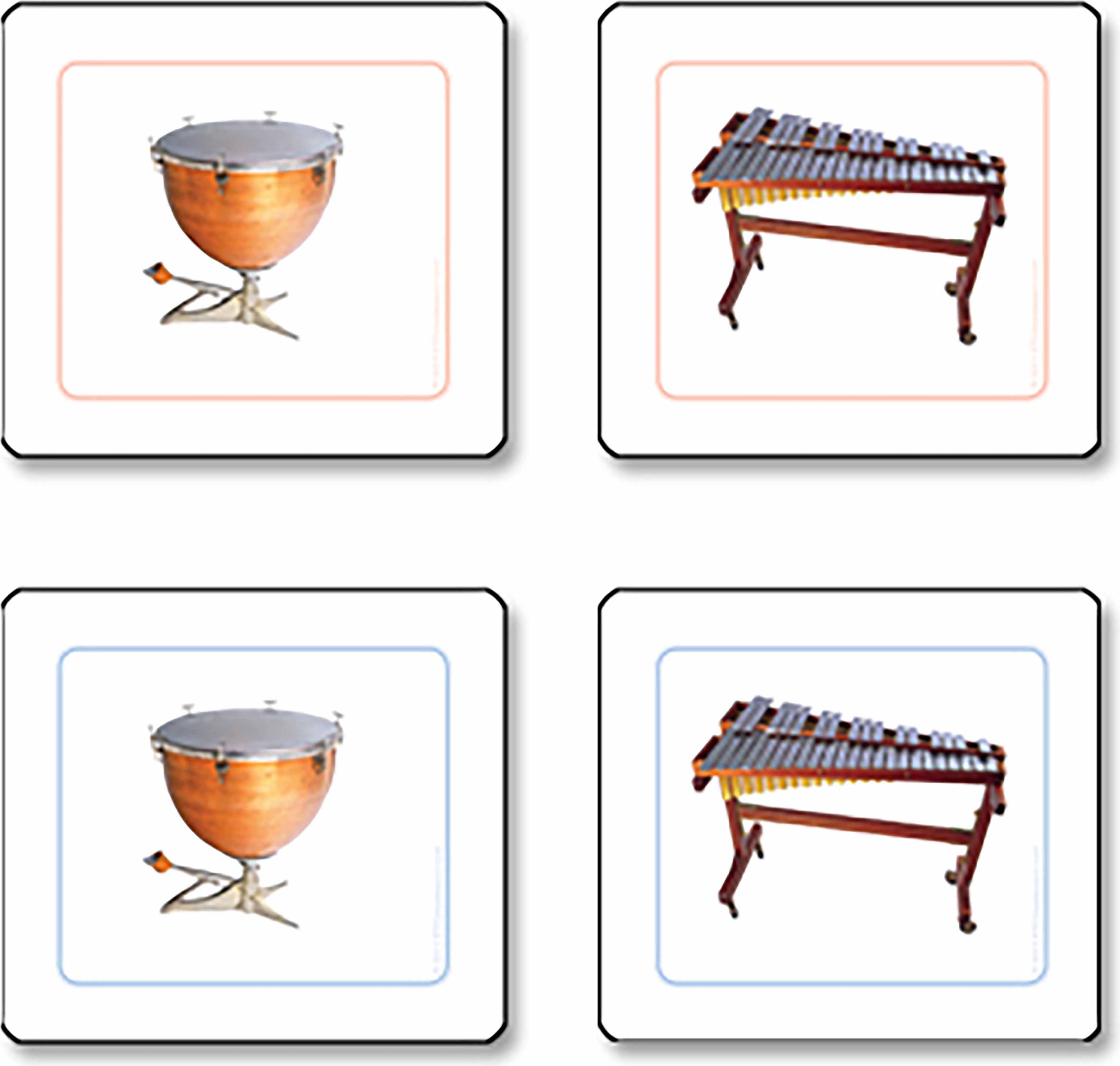Nienhuis Montessori Musical Instruments Matching Cards - obrázek 1